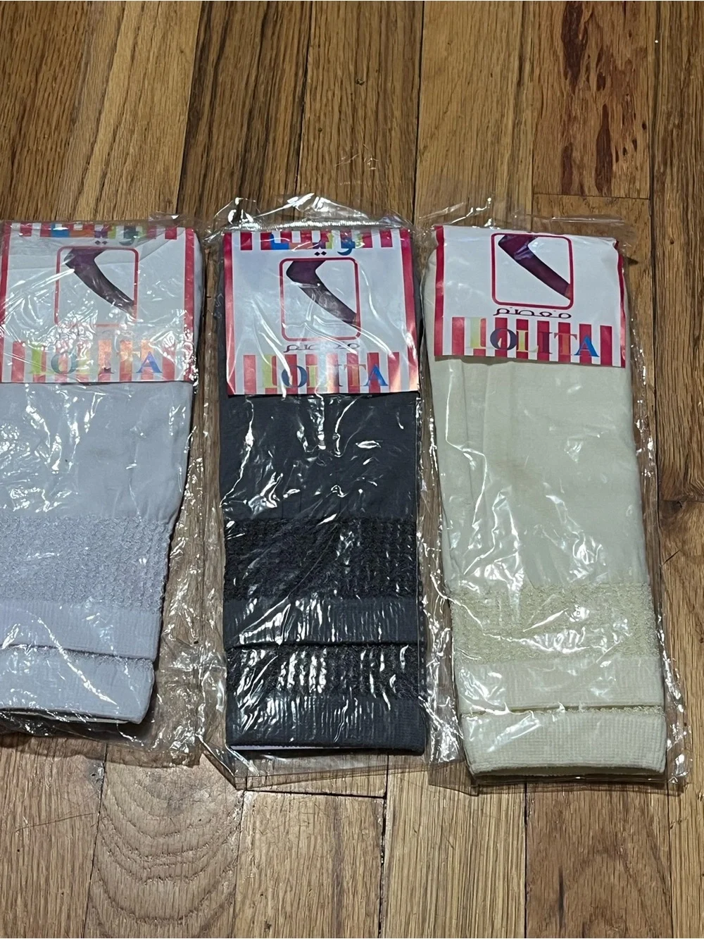 Lolita Modest Hijab Undersleeves Arm Extensions  White Cream Gray (3 Pack)